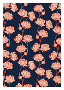 Blossom on Navy Sakura Heights Card