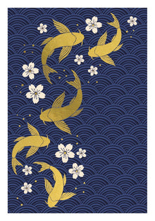 Koi & Blossom Sakura Heights Card