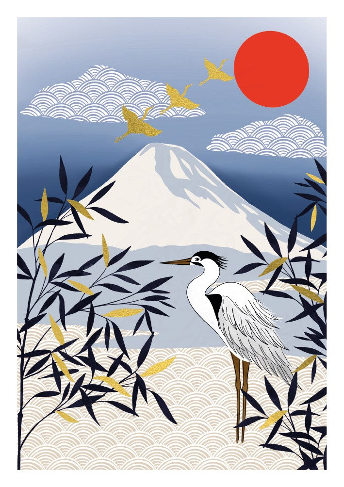 Mountain & Stalk Sakura Heights Card