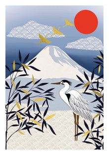 Mountain & Stalk Sakura Heights Card