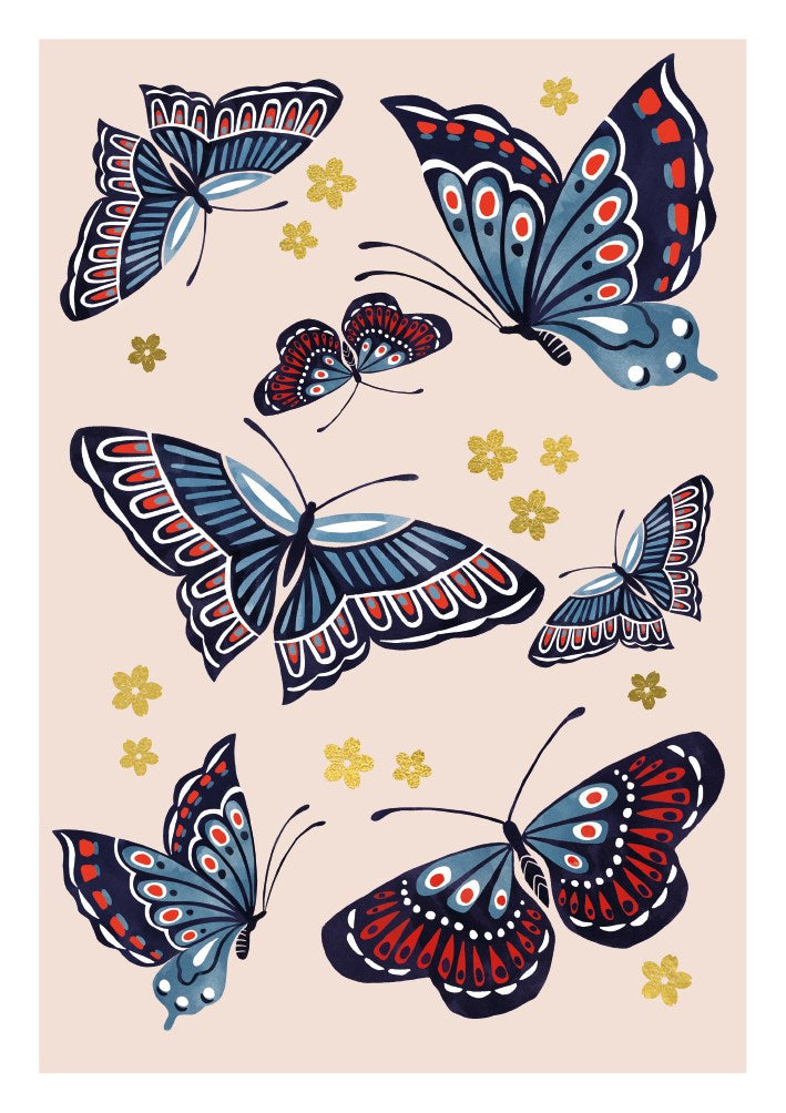 Butterflies Sakura Heights Card