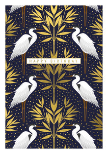 Stalks & Gold Bamboo Sakura Heights Card