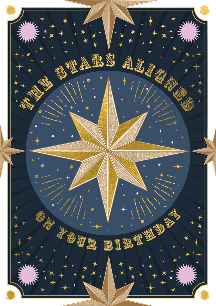 The Stars Aligned Soulmates Card
