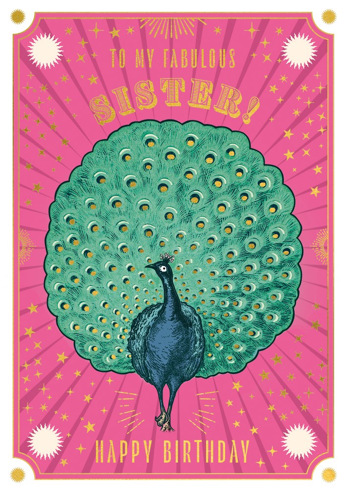 To my Fabulous Sister! Card