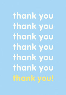 Thank You Snap to Grid Card