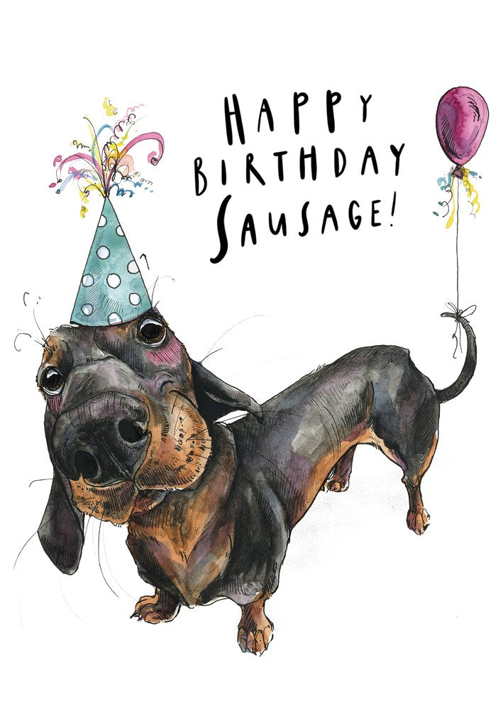 Happy Birthday Sausage Snowtap Card