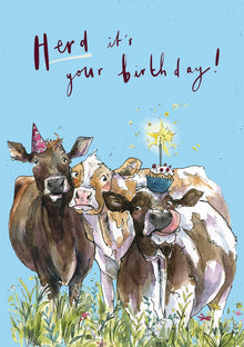 Herd It's your Birthday Snowtap Card