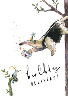 Birthday Delivery Snowtap Card
