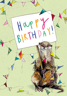 Happy Birthday Snowtap Card