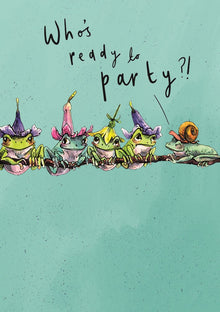 Who's Ready to Party? Snowtap Card