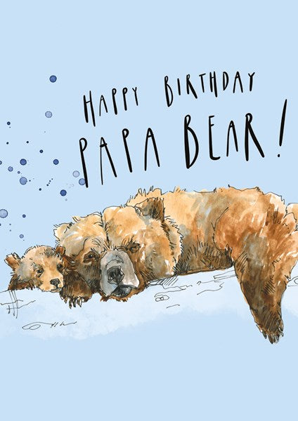 Papa Bear Snowtap Card