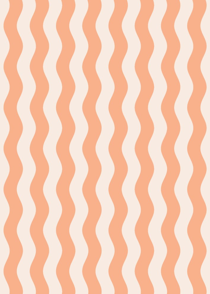 Orange Wave Tissue Paper – view 2