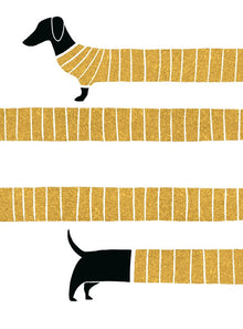 Sausage Dog Tiny But Mighty Card