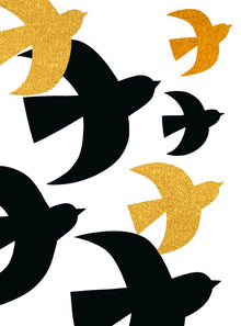 Flock of Birds Tiny But Mighty Card