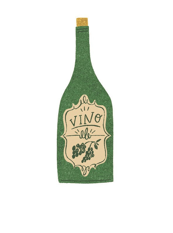 Wine Bottle Tiny But Mighty Card
