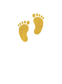 Baby Footprints Card