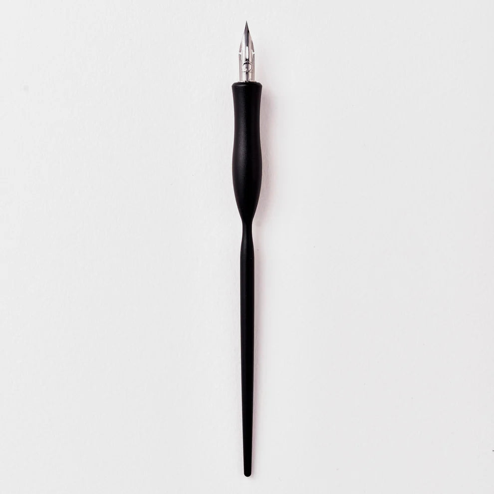 Tom's Studio Flourish Straight Calligraphy Pen - Black