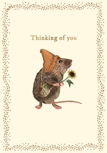 Thinking of You Little Mouse Card