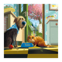 The Cat Ate It Toby the Dog Card