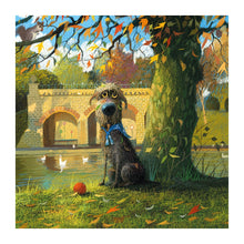 A Day at the Park Toby the Dog Card