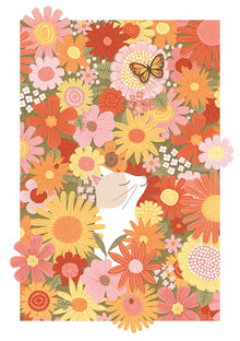 Flower Meadow Under the Apple Tree Card