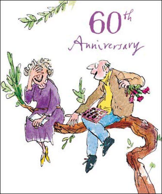 Diamond 60th Anniversary Greeting Card