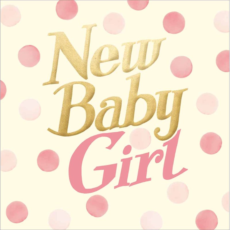 Emma Bridgewater New Baby Girl Greetings Card