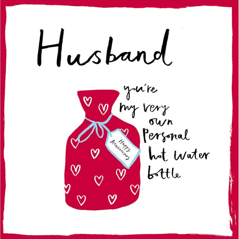 My Wonderful Husband Anniversary Greetings Card