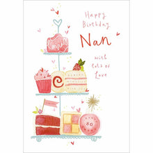 Birthday Delights Nan Birthday Greetings Card