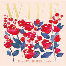 Wife Happy Birthday Greetings Card